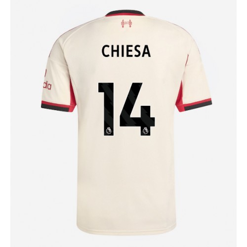 Lacne Muži Futbalové dres Liverpool Federico Chiesa #14 2025-26 Krátky Rukáv - Preč